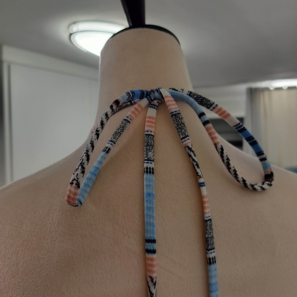 2/$30 Venus Pastel Blue & Pink Halter Jumpsuit‎ Womens Sz S Super Soft - Picture 6 of 16